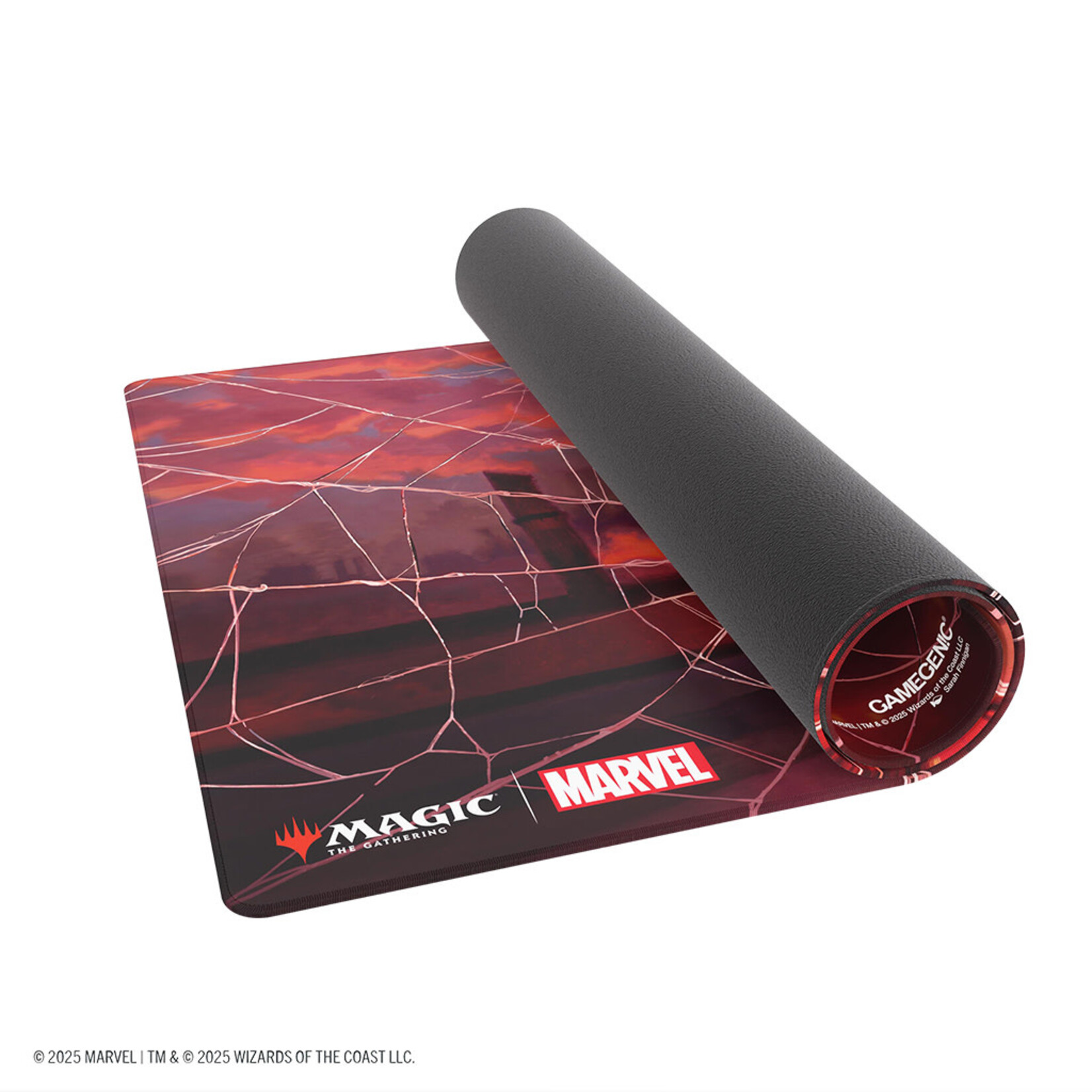 GAMEGEN!C MTG Marvel's Spider-Man Prime Playmat - Spider-Man Mountain