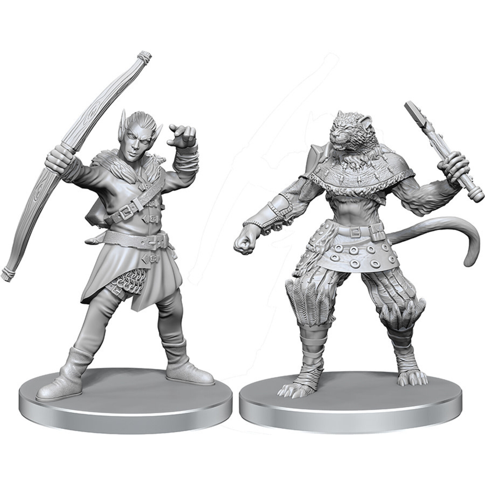 WIZKIDS/NECA PBDCUM Elf Hunter & Catfolk Bandit W26