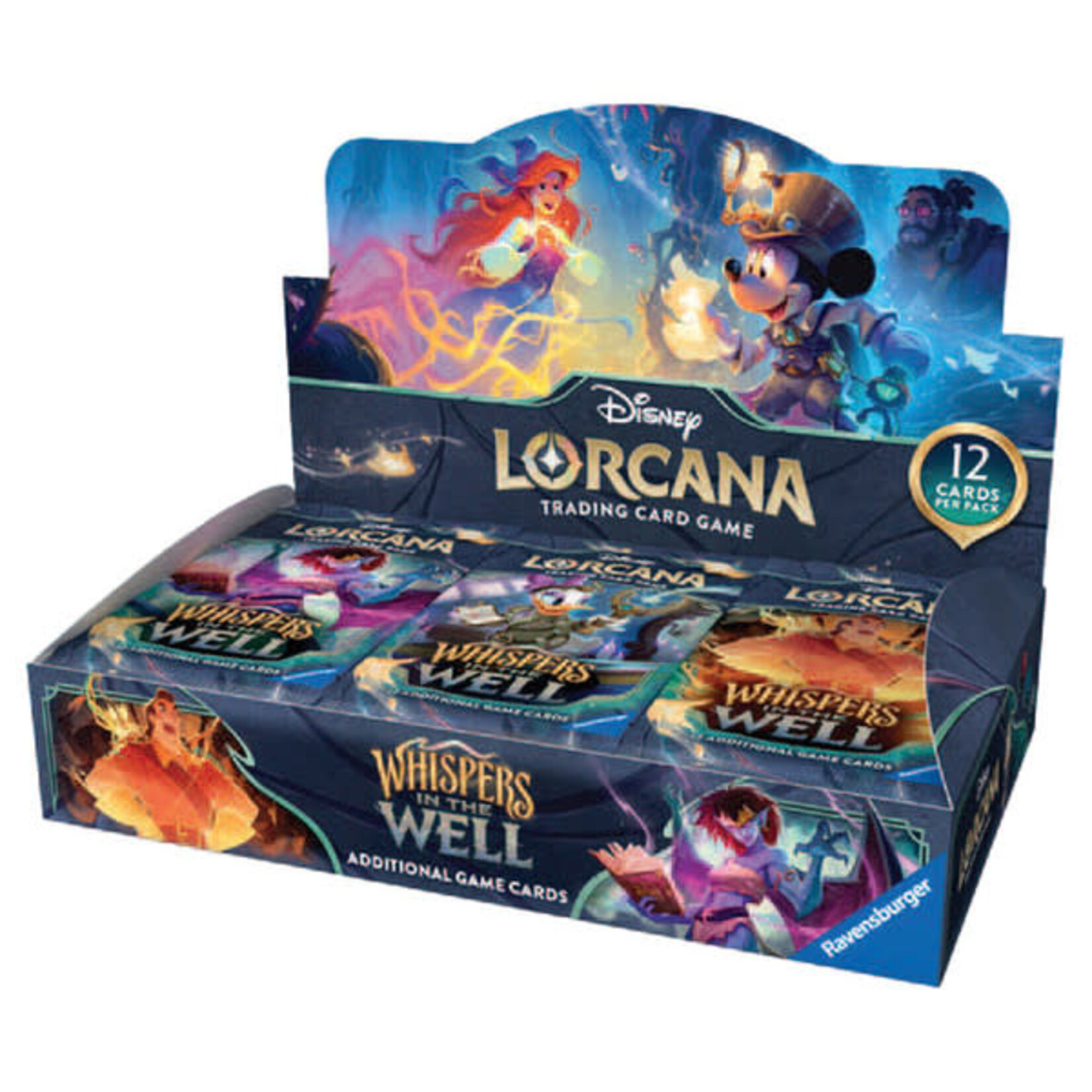 Ravensburger Disney Lorcana 10 Whispers in the Well Booster Display