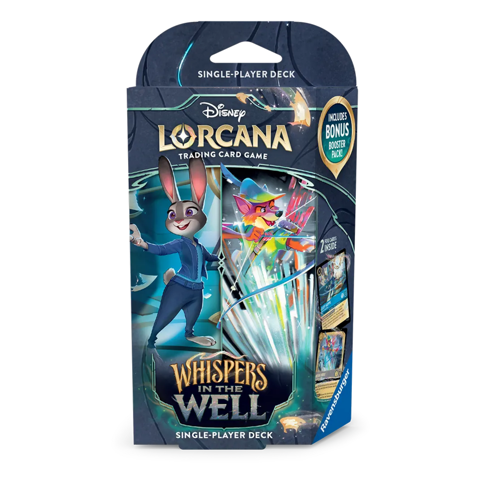 Ravensburger Disney Lorcana 10 Whispers in the Well Sapphire & Steel Single Player Deck