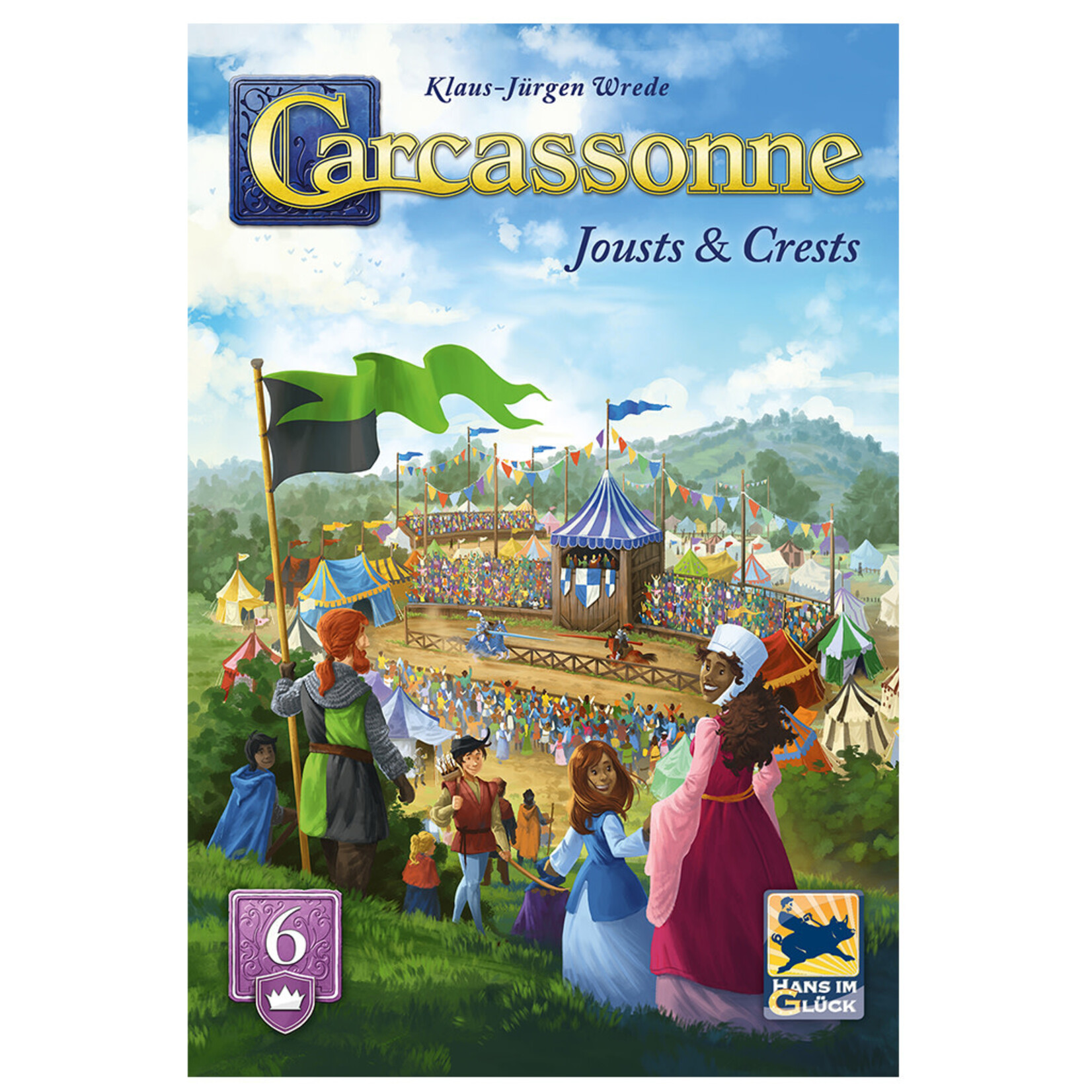Hans im Glü | ck Carcassonne Exp6 (V3.1) Jousts & Crests EN