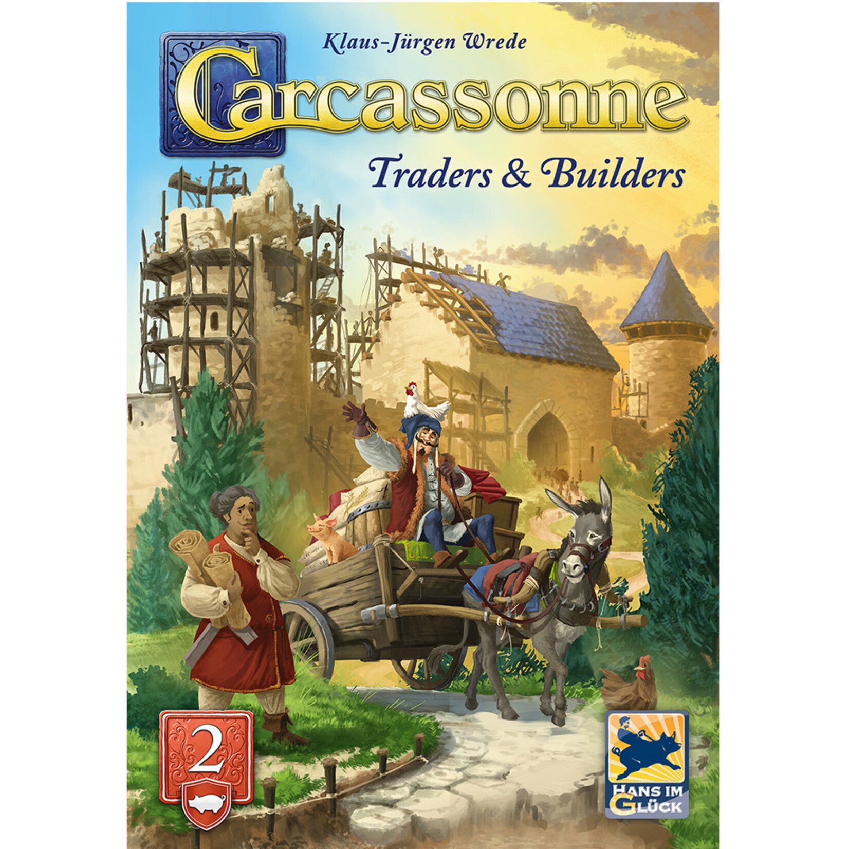 Hans im Glü | ck Carcassonne Exp2 (V3.1) Traders & Builders EN