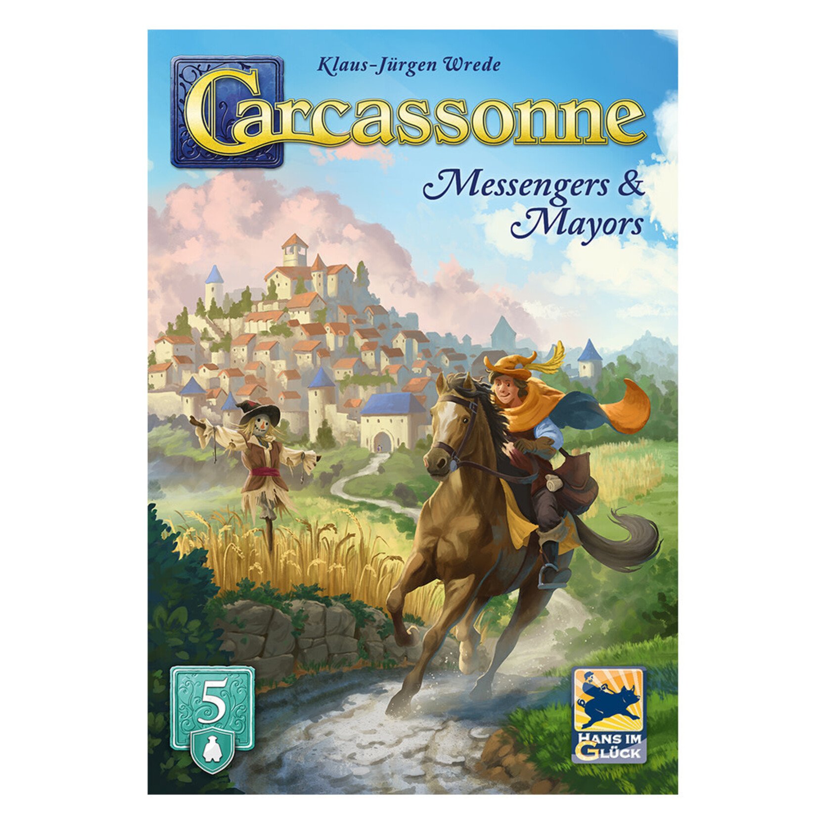 Hans im Glü | ck Carcassonne Exp5 (V3.1) Messengers & Mayors EN