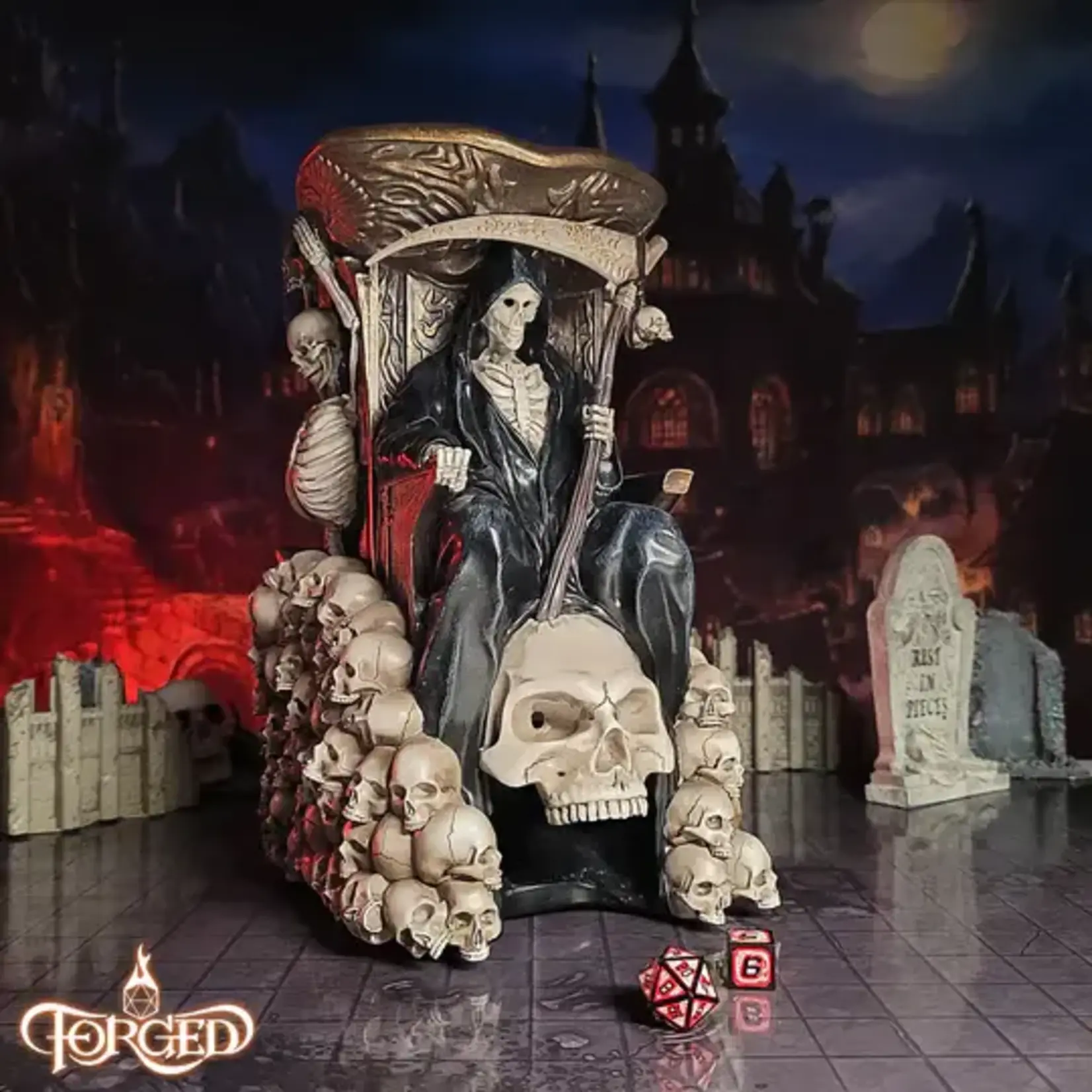 Forged Gaming Grim Throne Resin Dice Tower