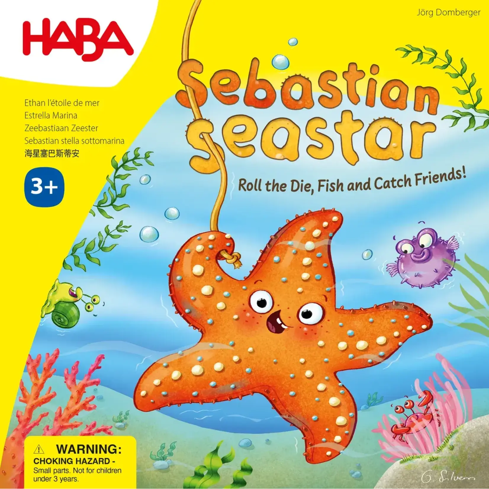 HABA USA Sebastian Sea Star Fishing Game