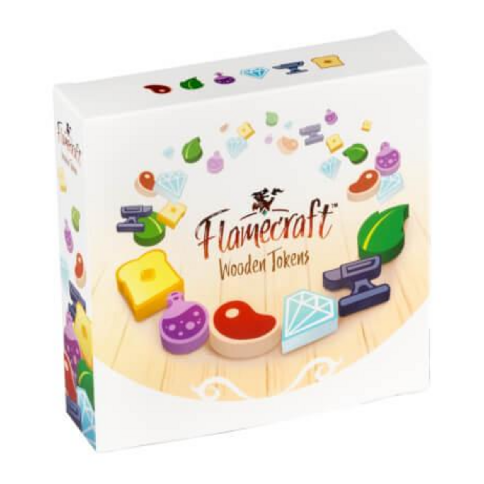 Lucky Duck Games Flamecraft Deluxe Components Wooden Tokens