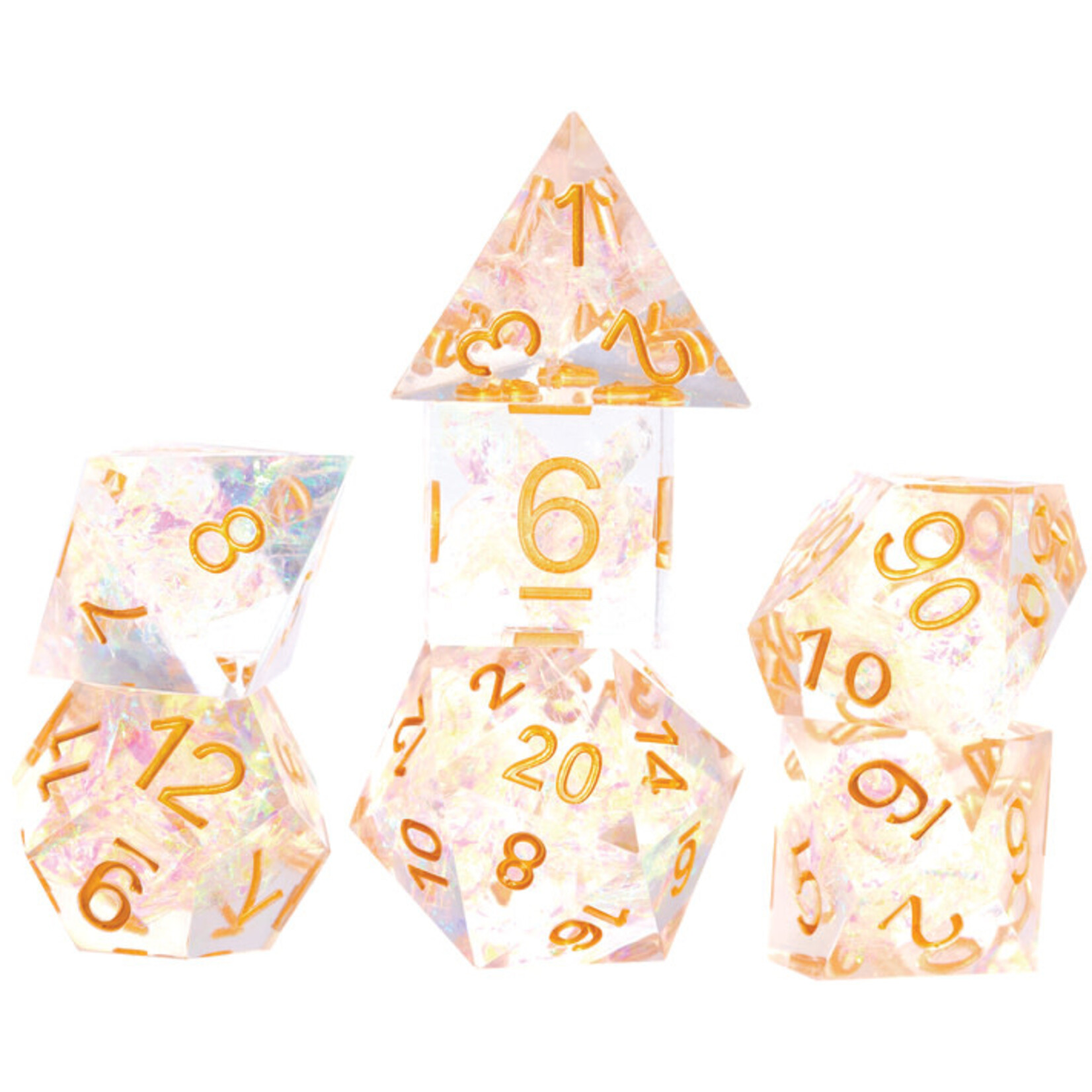 Sirius Dice RPG Dice Set (7): Sharp Fairy - Crystal