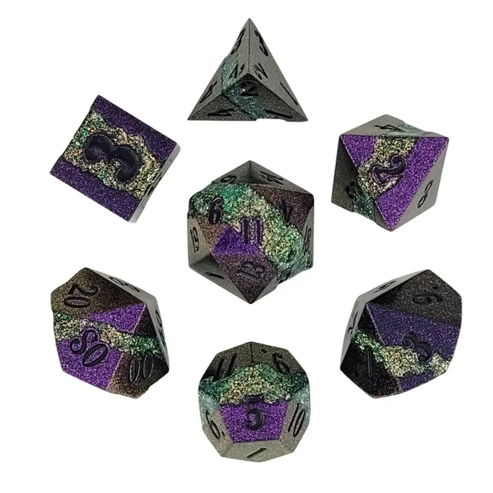 Forged Gaming Brilliant Expanse 7-Piece Metal Dice Set