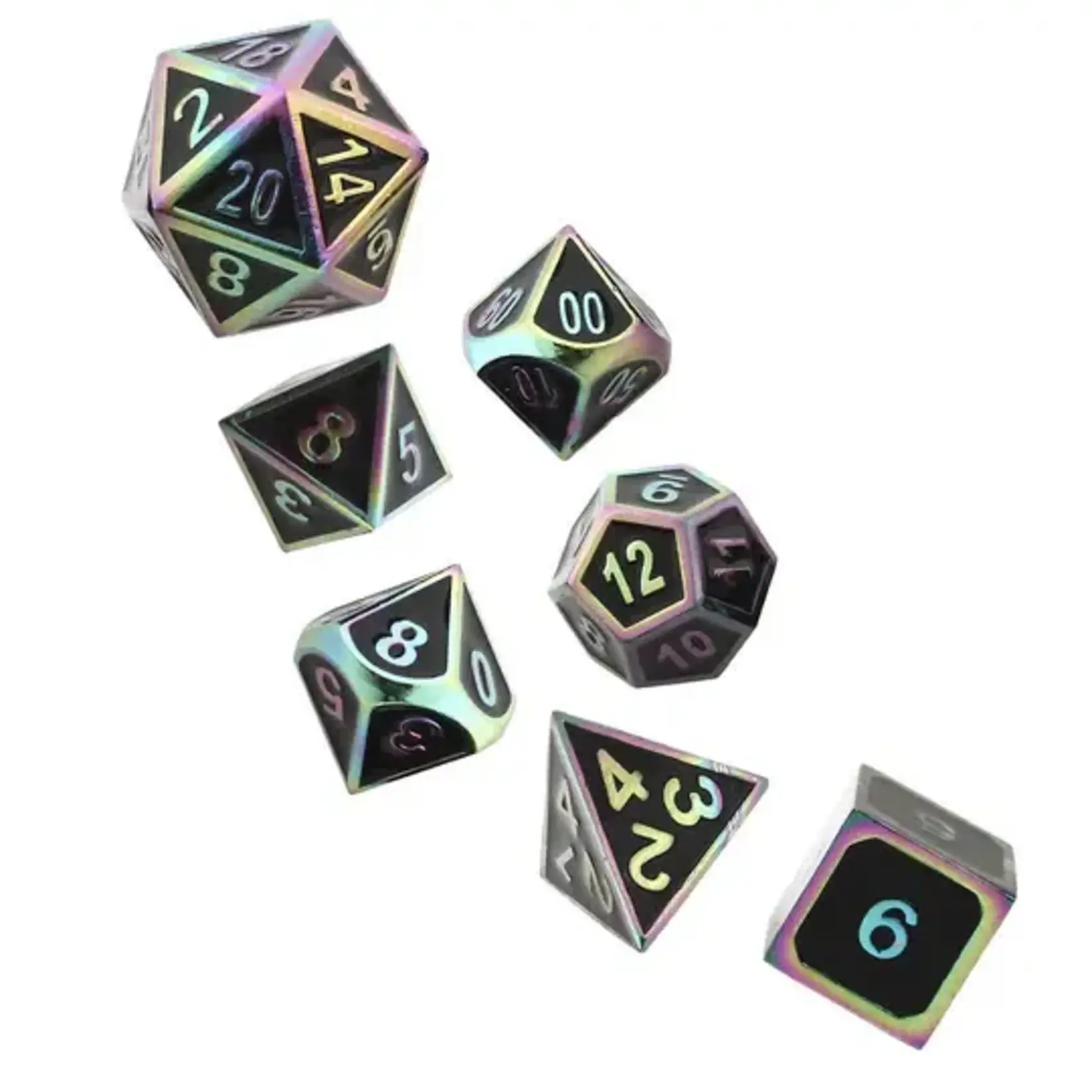 Forged Gaming Guardian  Spectrum Set of 10 Metal Dice