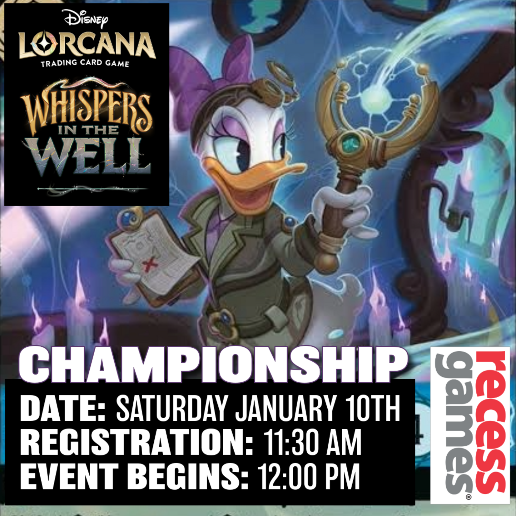 Ravensburger Lorcana Whispers in the Well Championship - January 10th 2026
