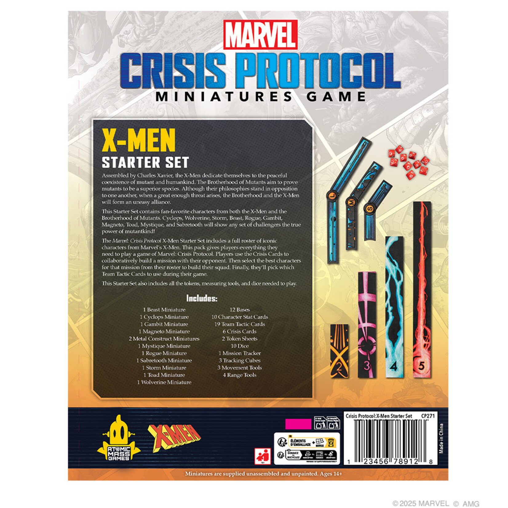 Atomic Mass Games Marvel: Crisis Protocol - X-Men Starter Set