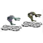 WIZKIDS/NECA Star Trek Ship Pack: Bird-of-Prey - Cloaked and Uncloaked