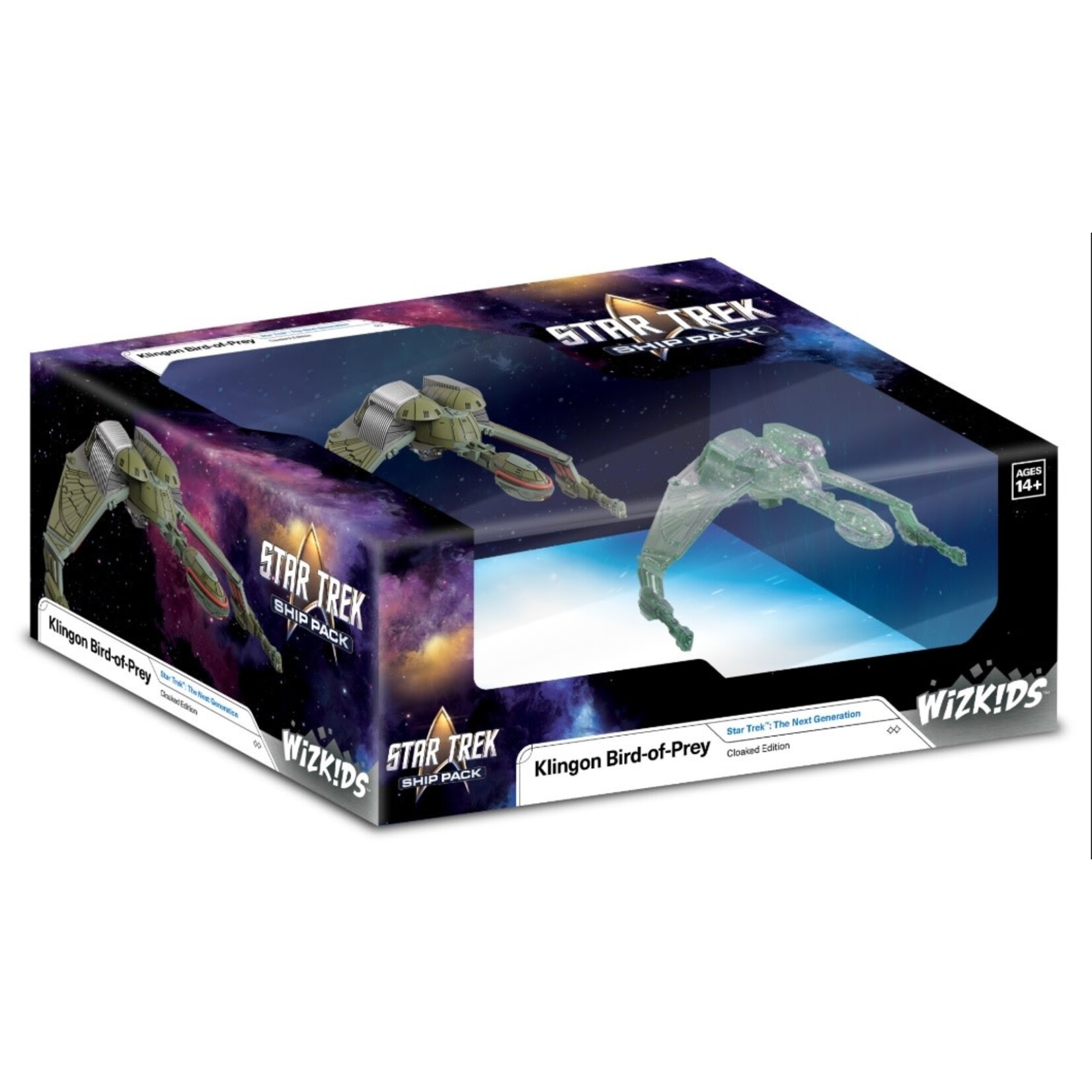 WIZKIDS/NECA Star Trek Ship Pack: Bird-of-Prey - Cloaked and Uncloaked