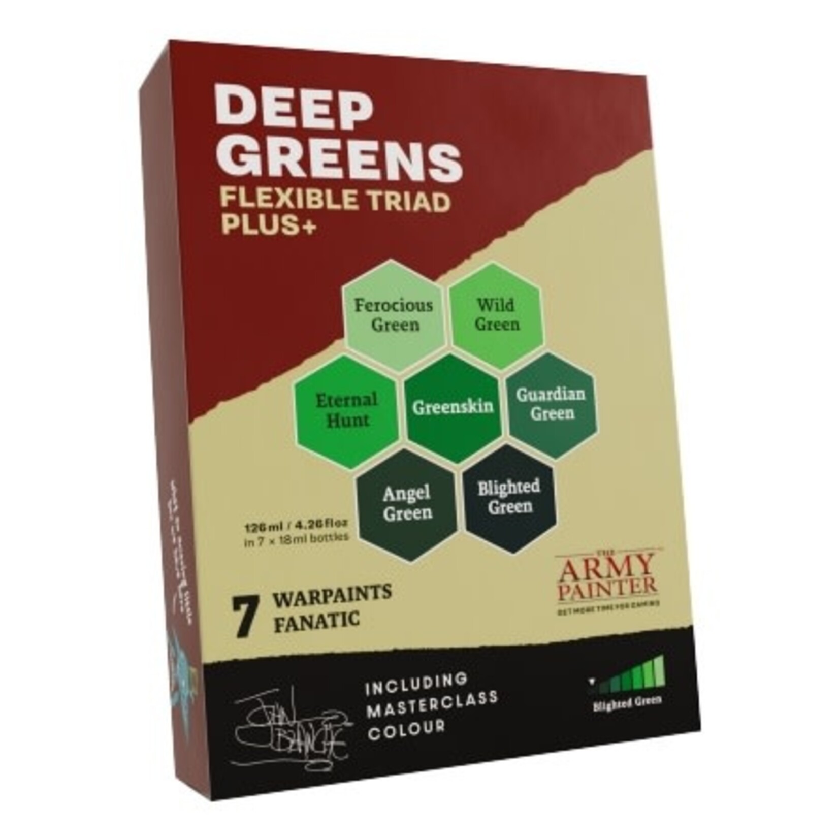 Army Painter Warpaints Fanatic: Flexible Triad PLUS+ - Deep Green