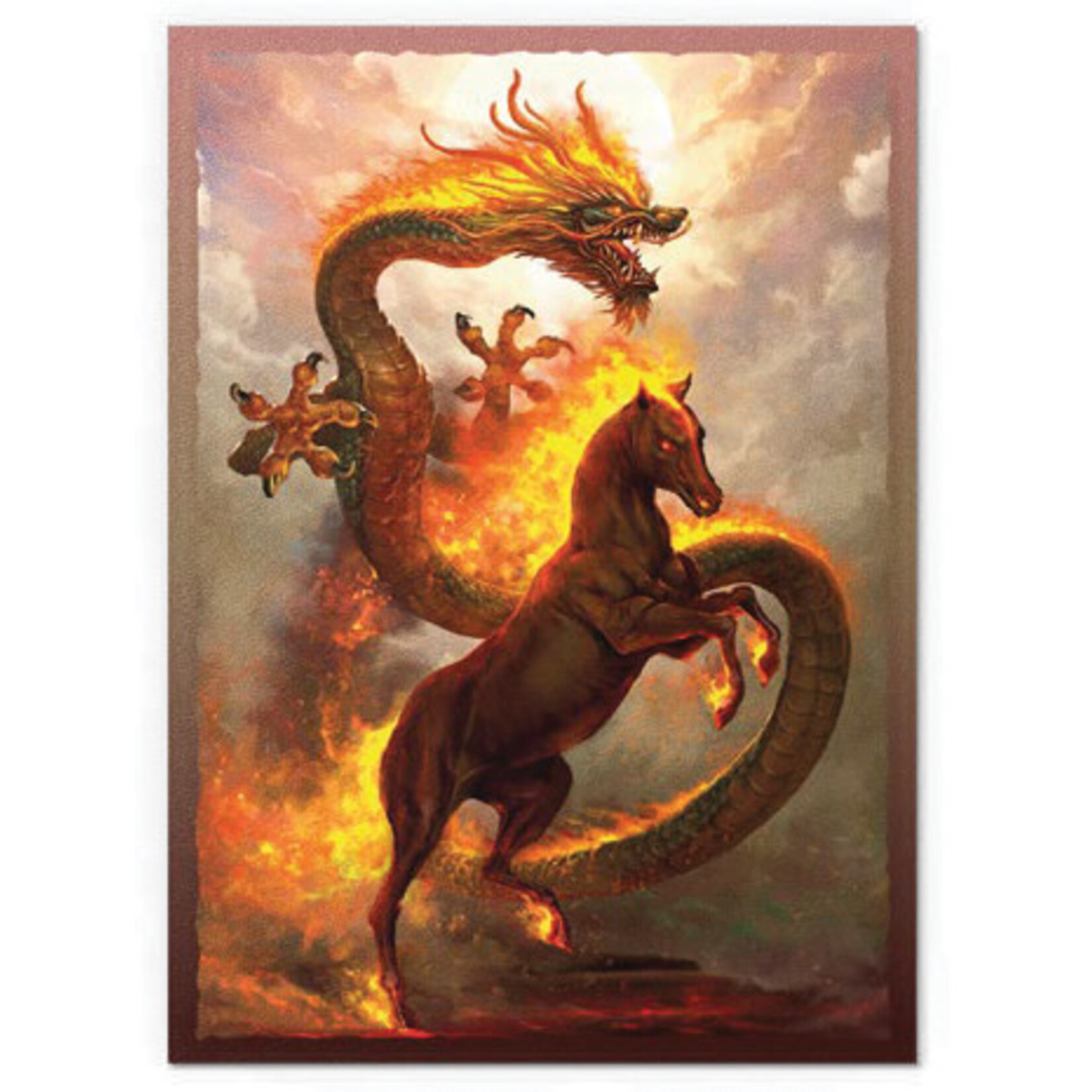 Arcane Tinmen Dragon Shields Fire Horse 2026 Matte Dual Art (100)