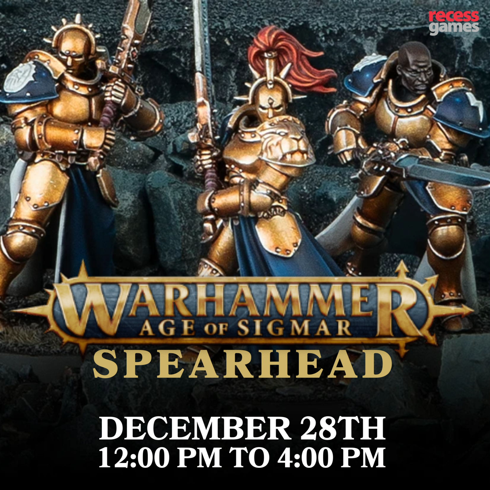Games Workshop Age of Sigmar Spearhead Event December 28th