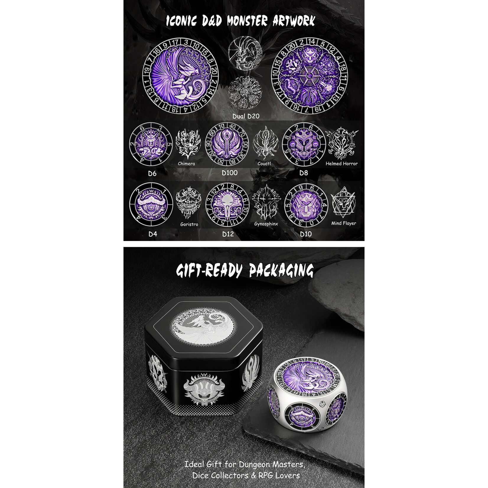 Octagon Spinner Dice