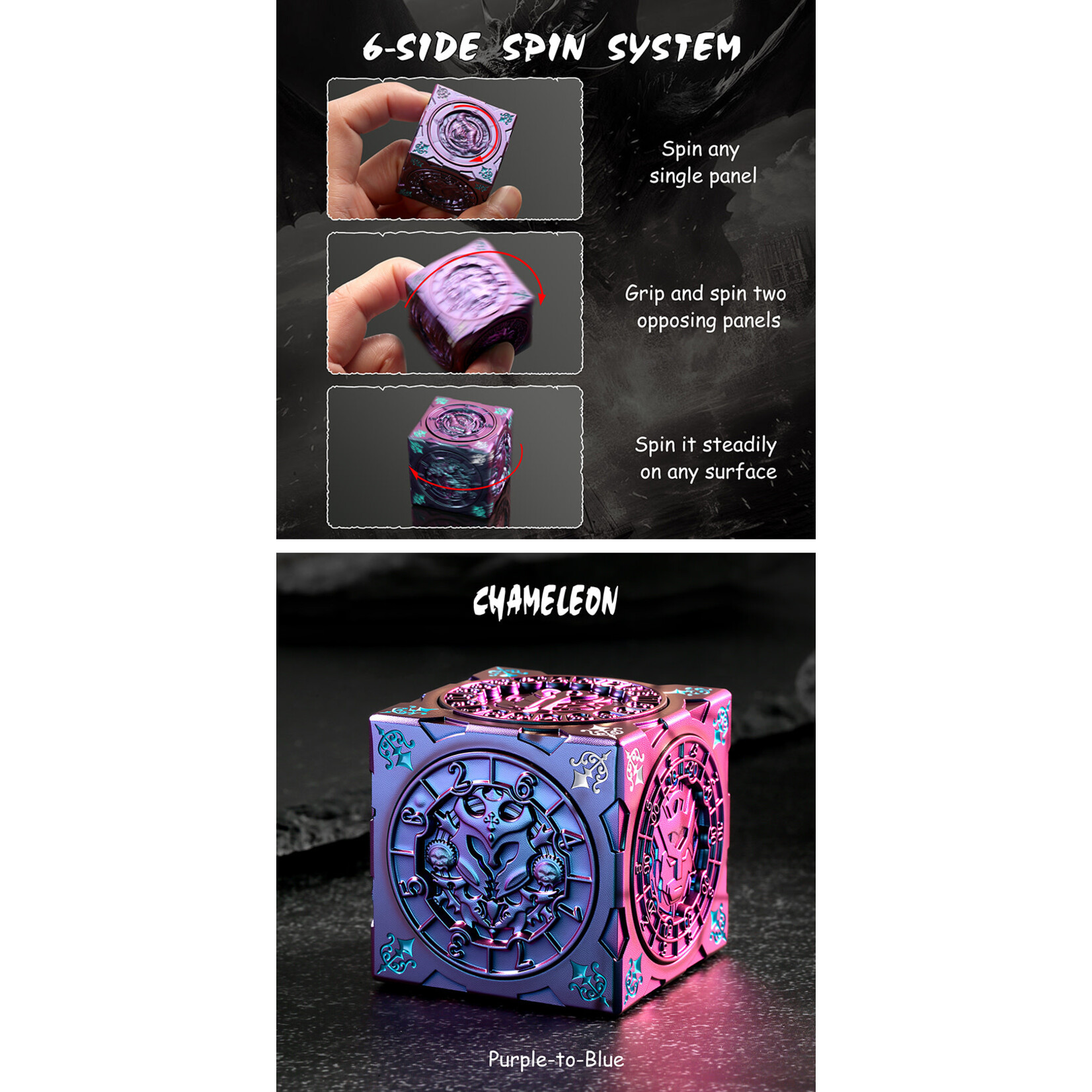 Cube Spinner Dice
