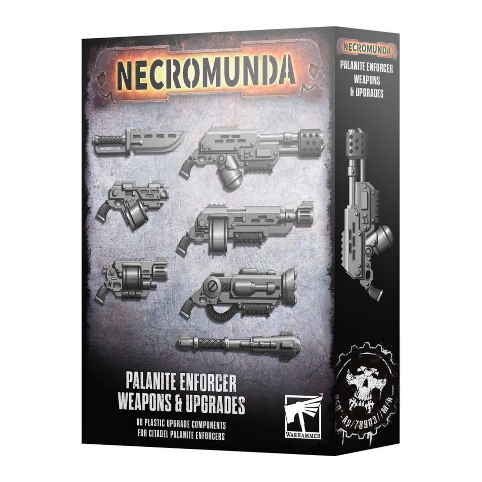 Games Workshop Necromunda: Palanite Enforcer Weapons & Upgrades