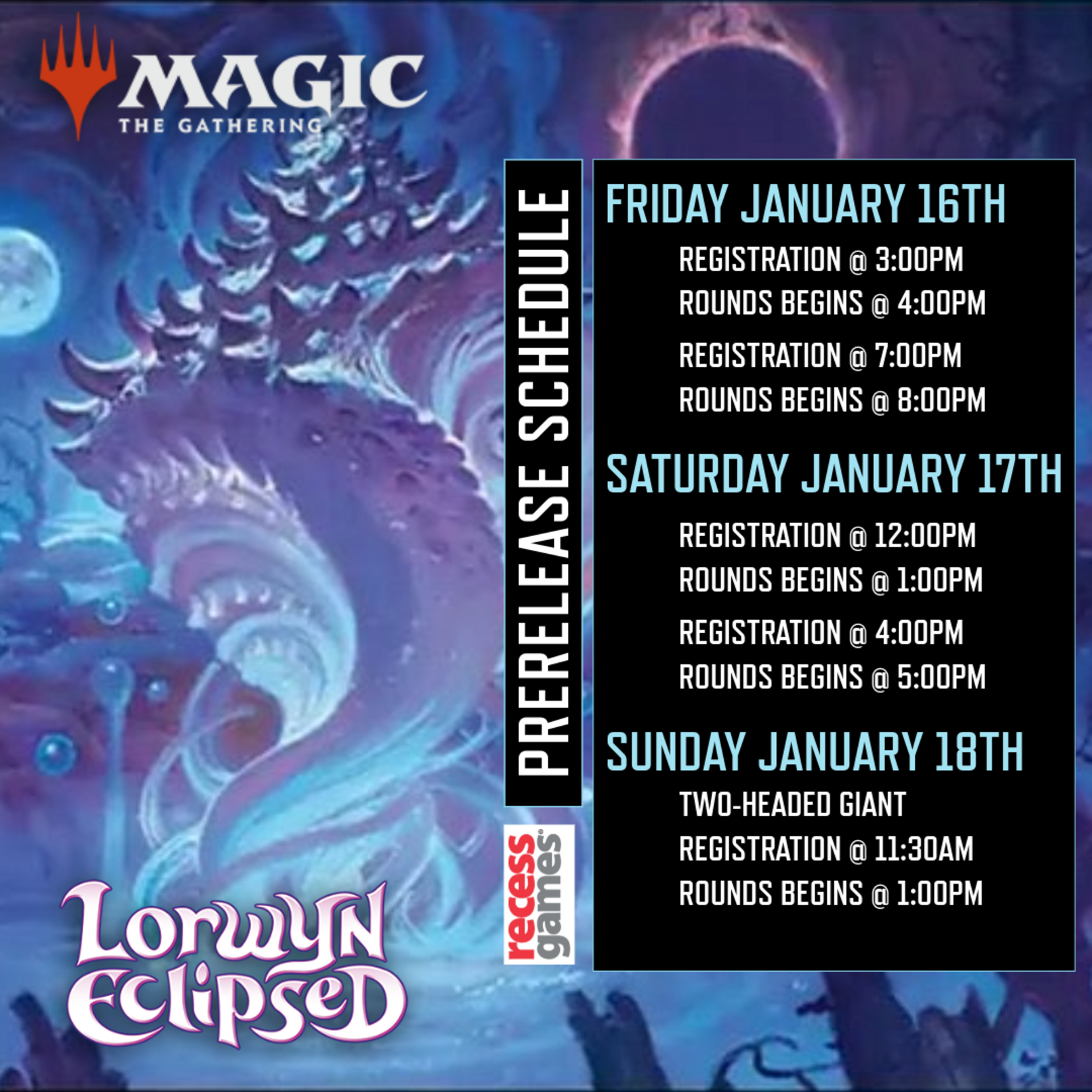 WOTC MTG MTG Lorwyn Eclipsed Prerelease