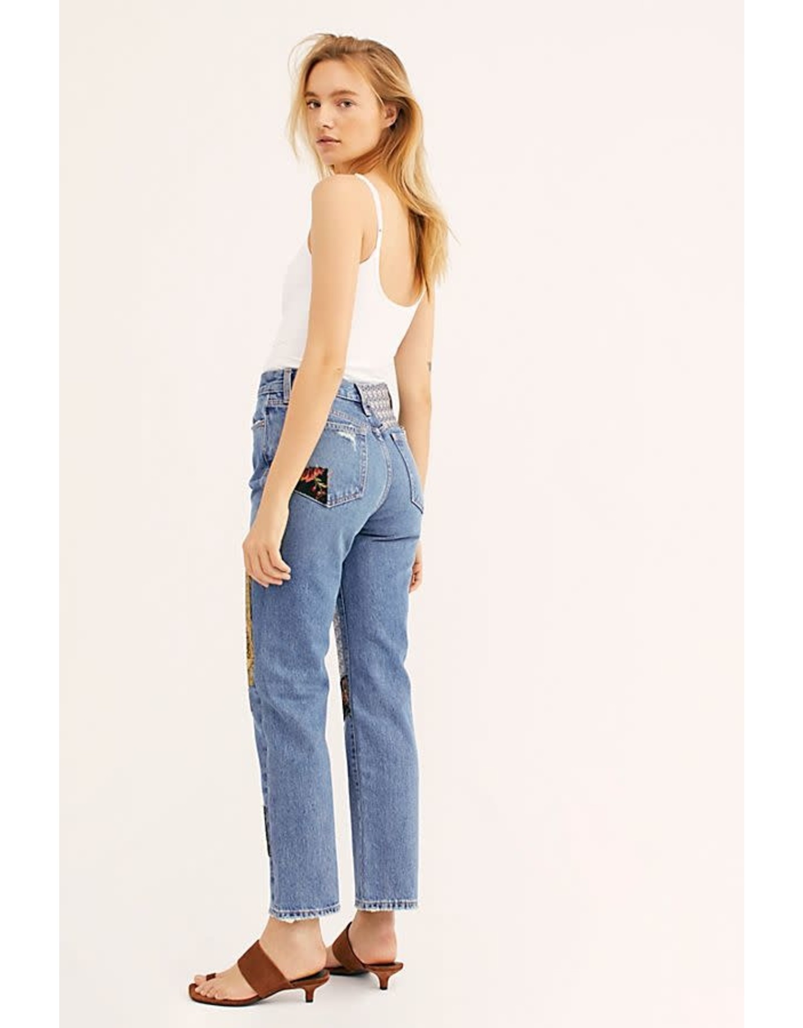 free people patch jeans