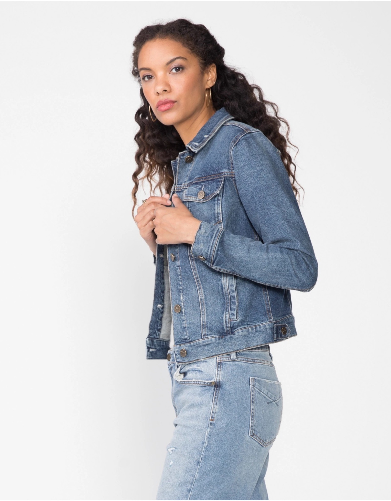 Unpublished Unpublished - Abbie fitted trucker jacket (rhodes)