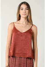 Molly Bracken Molly Bracken - V neck camisole (brick red)