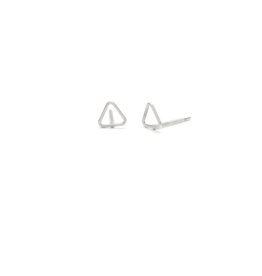 Laughing Sparrow Laughing Sparrow - Tiny Sterling Silver Triangle Studs