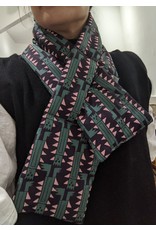 Compania Fantastica Compania Fantastica -  Robot print puff scarf