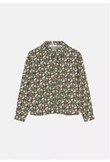Compania Fantastica Compania Fantastica -  Floral blouse (rust/green)