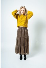 ICHI ICHI - Malou tiered maxi skirt