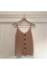 RD Style RD Style - Strappy linen tank (cloud pink)