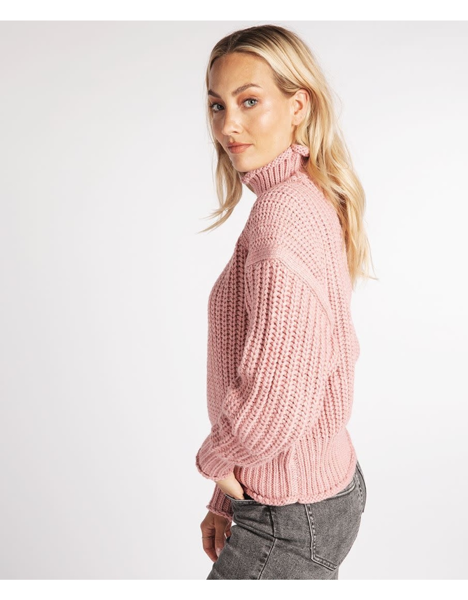 EsQualo EsQualo - Raglan sweater (Blush)