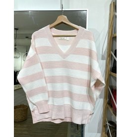 RD Style RD Style - Striped pullover (pink / white)