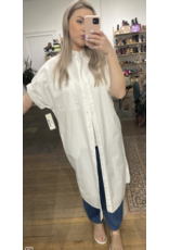 RD Style RD Style - Short sleeved shirtdress (white)