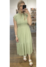 b.young b.young - Felice smock dress (frosty green)