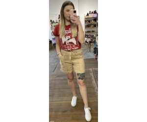 Garcia - Drawstring shorts (tan) - Luna 