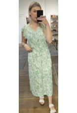 ICHI ICHI - Marrakech printed midi dress (holly green)