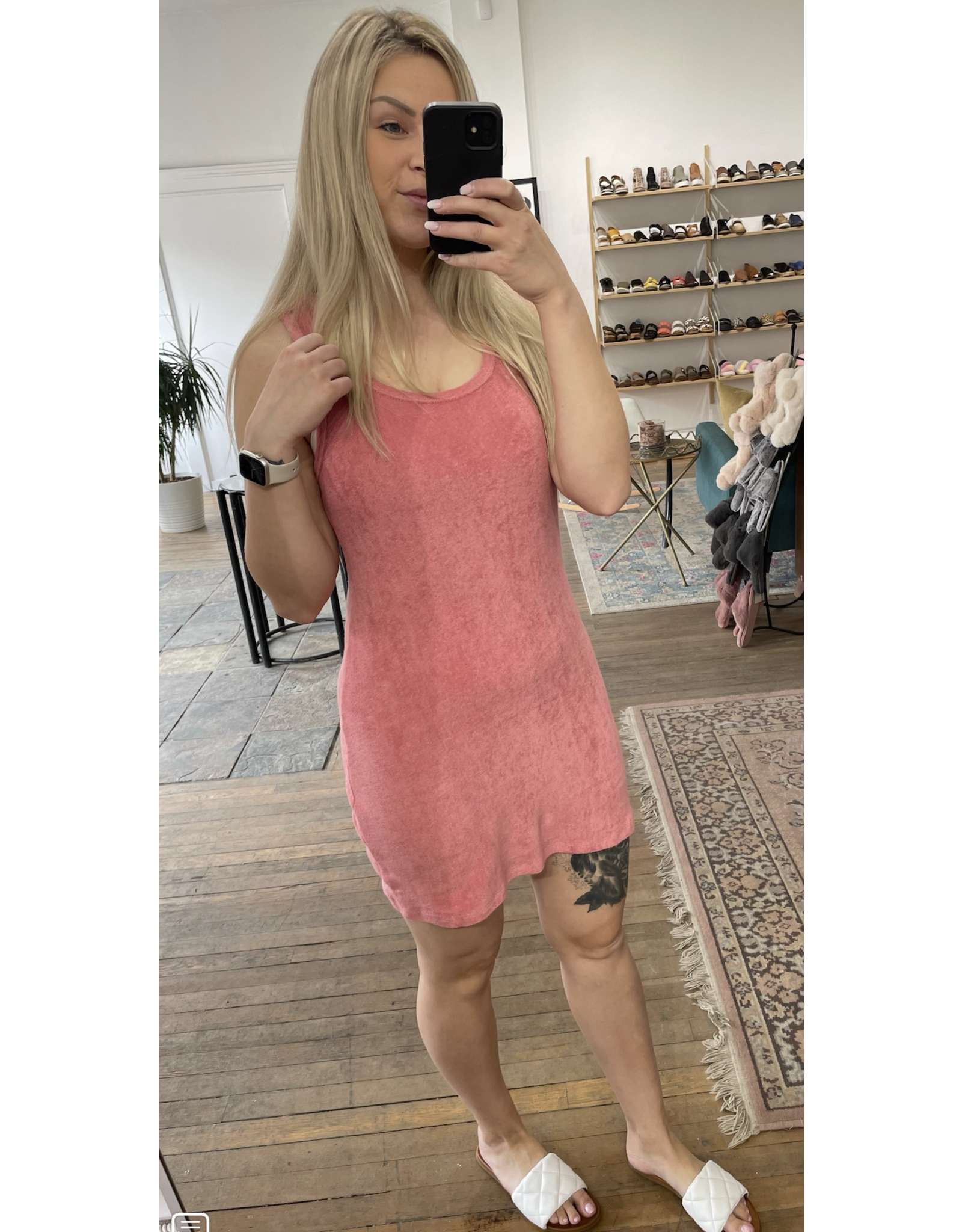 RD Style RD Style - Terry cloth dress (dusty rose)