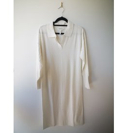 emproved emproved - Long polo knit dress (white)