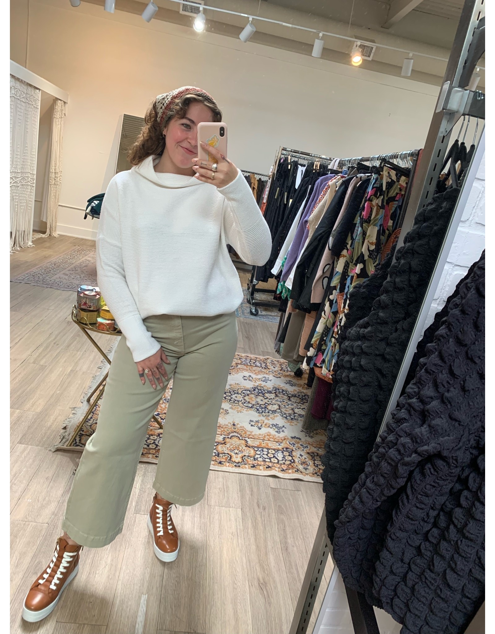 Nancy ottoman mock neck sweater (winter 