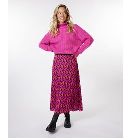 EsQualo EsQualo - Pleated skirt (Geo print)