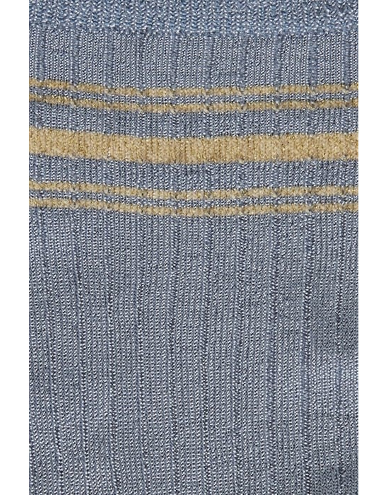 ICHI ICHI - Cora ribbed knit socks (chambray blue)