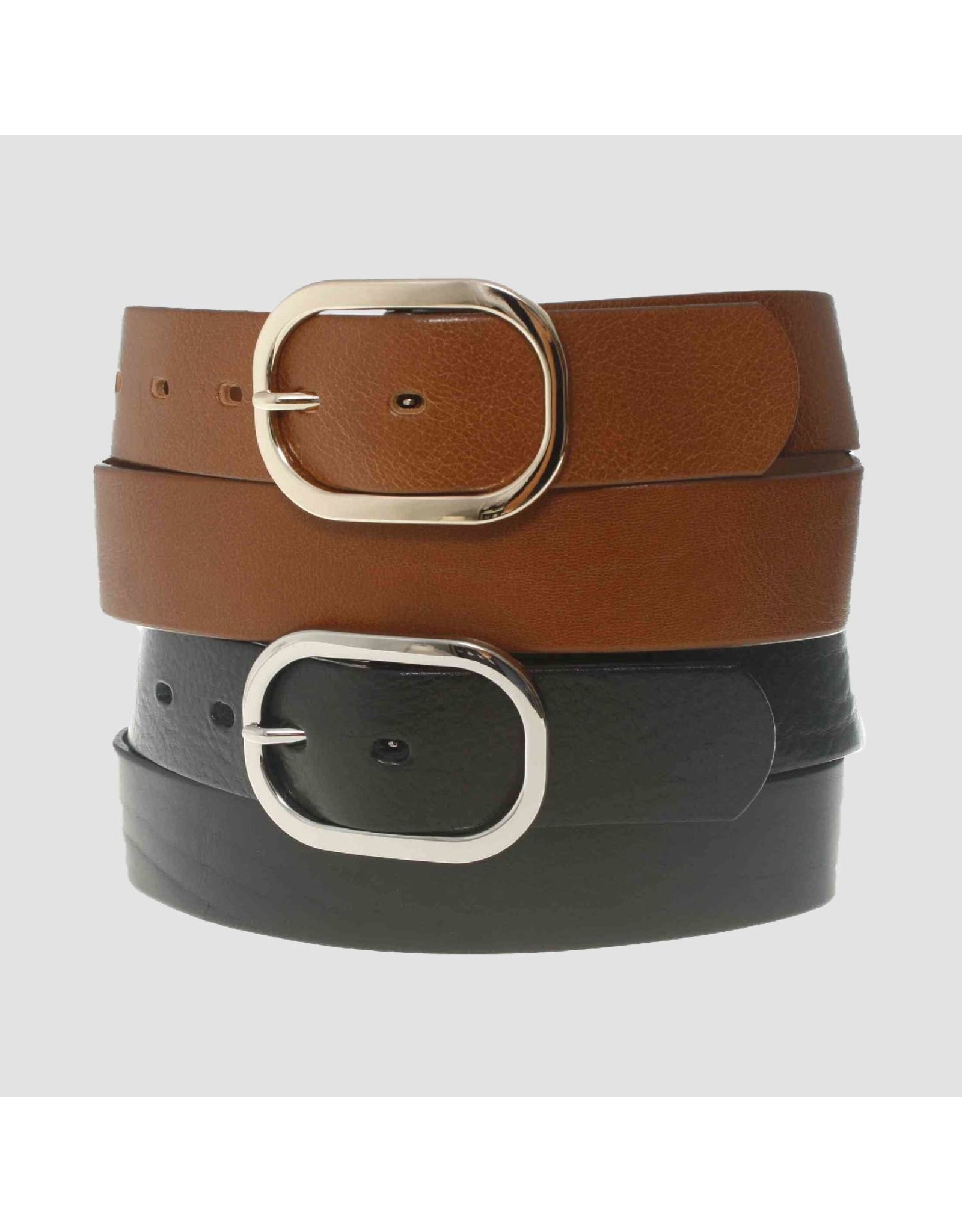 Medike Landes Medike Landes - Leather belt 26545 Black