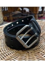 Medike Landes Medike Landes - Unisex leather Dad belt (22074 black)