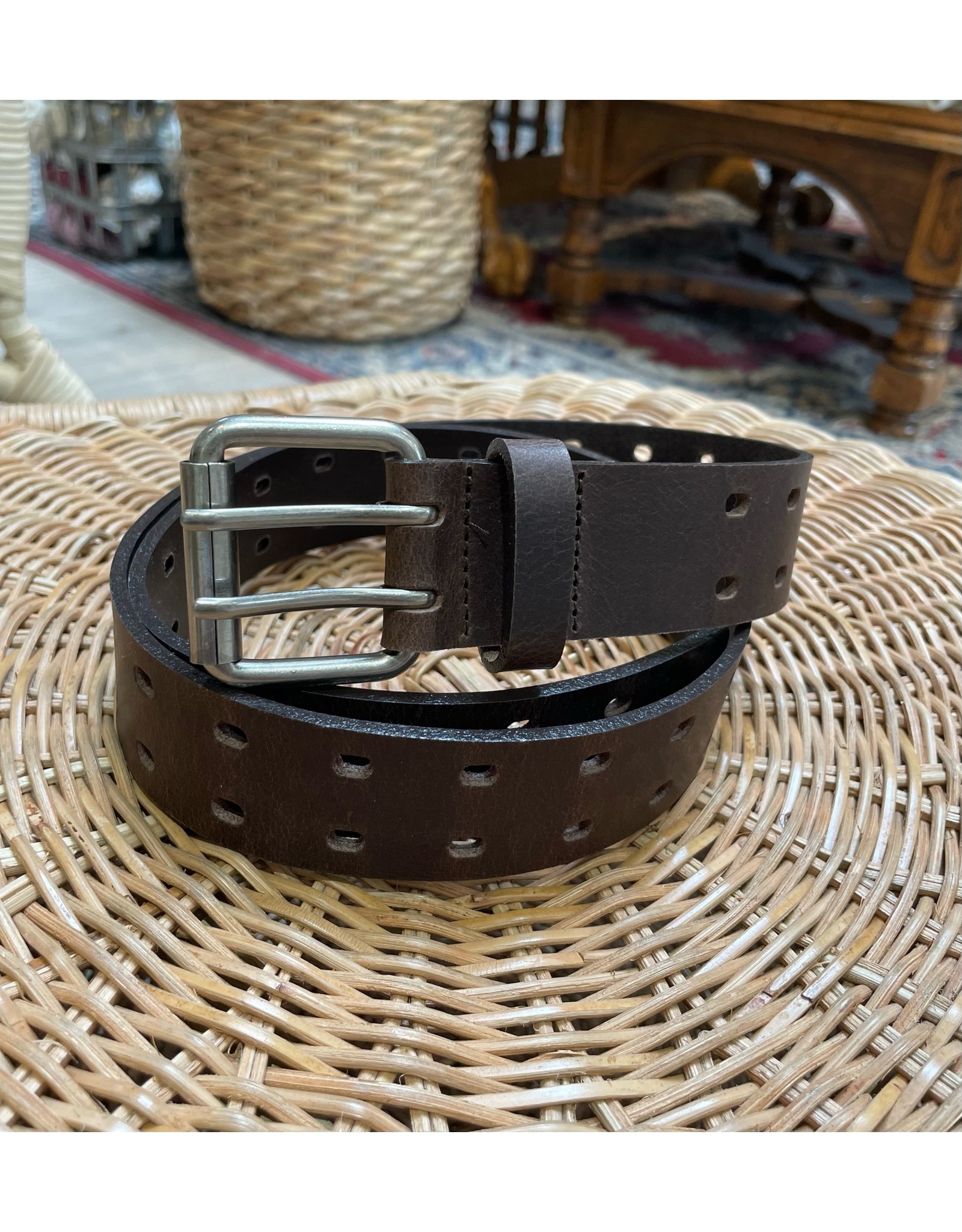 Medike Landes Medike Landes - Unisex leather Dad belt (22074 chocolate)