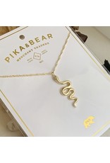 Pika & Bear Pika & Bear - "Snek" Snake Charm on DNA Chain Necklace