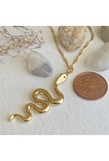Pika & Bear Pika & Bear - "Snek" Snake Charm on DNA Chain Necklace