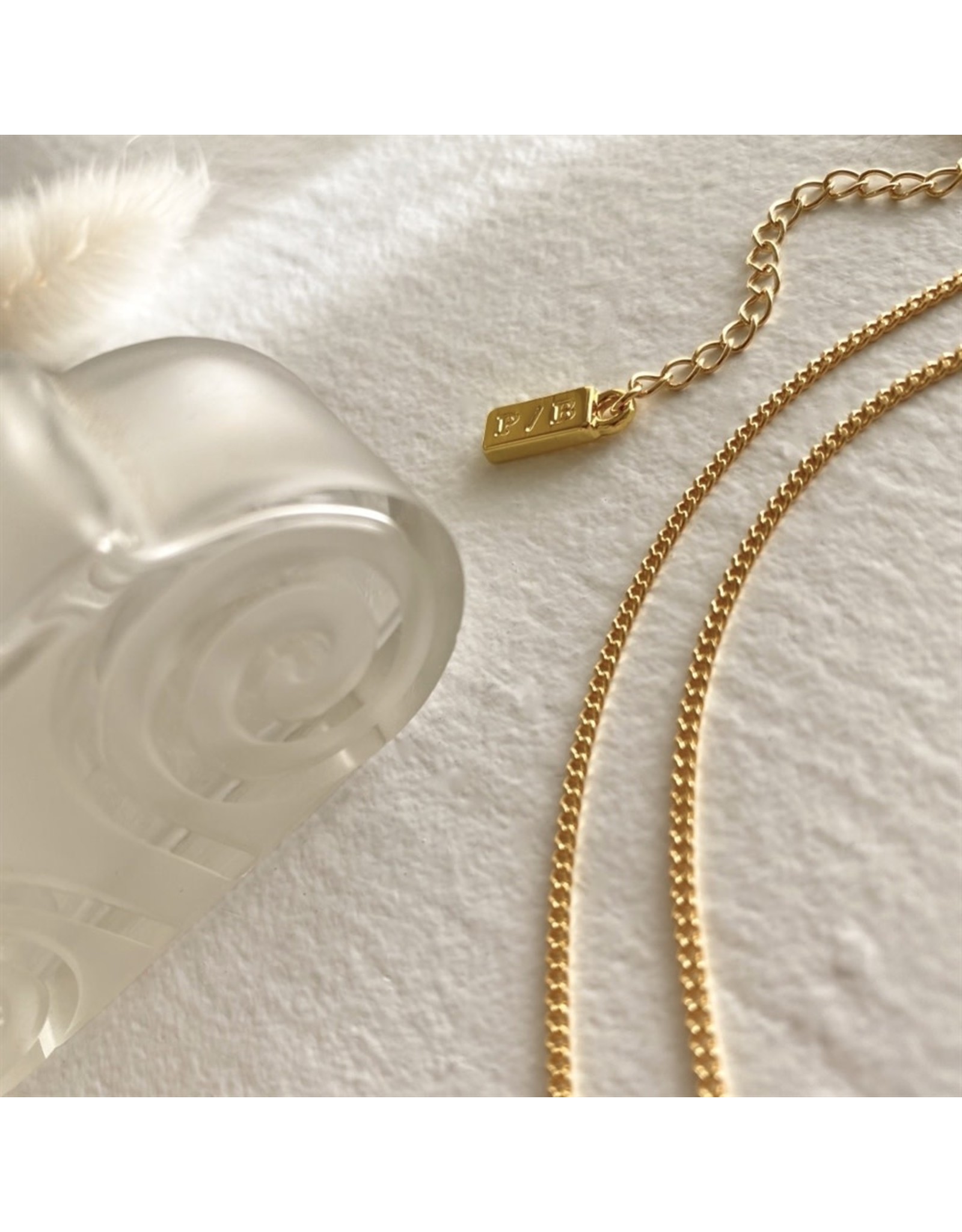 Pika & Bear Pika & Bear - Le Clos Normand Birth/Wildflower Pendant Necklace Collection - June/Rose