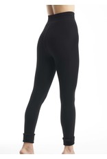 Lemon Lemon - Faux fur lined leggings (black)